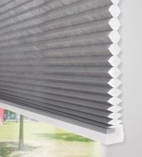 Pleated Blinds Silver Backing